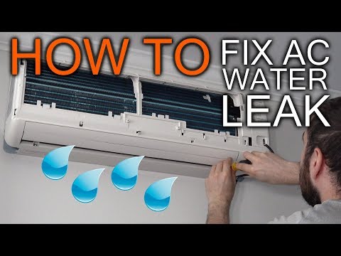 How to Fix Wall Air Conditioner AC Water Leak